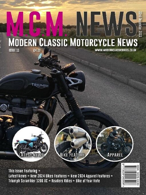 Title details for Modern Classic Motorcycle News by Modern Classic Motorcycle News - Available